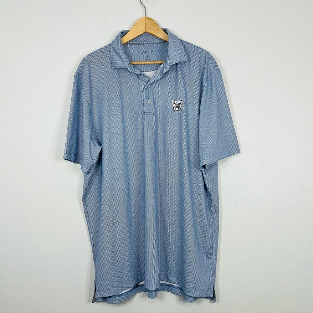 Johnnie-O Blue “Bull Dog” Performance Golf Polo XL